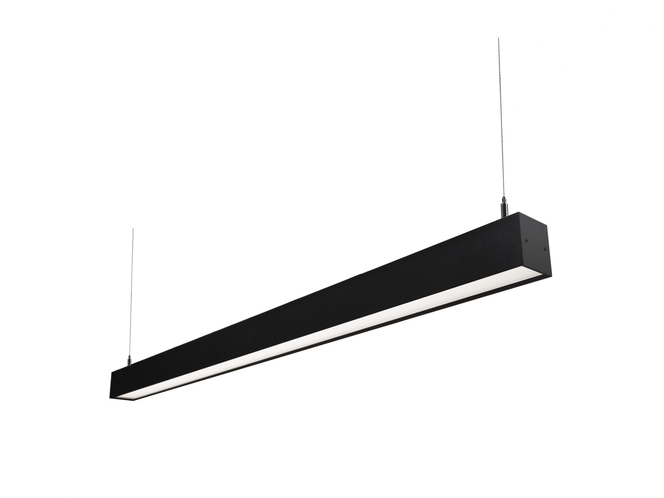 Lineal Led Negro 5070 40w Calido 3000k Driver Osram Modelo Constanz