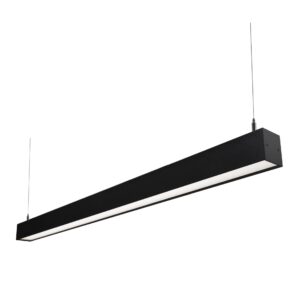 Lineal Led Negro 5070 40w Neutro 4000k Driver Osram Modelo Constanz