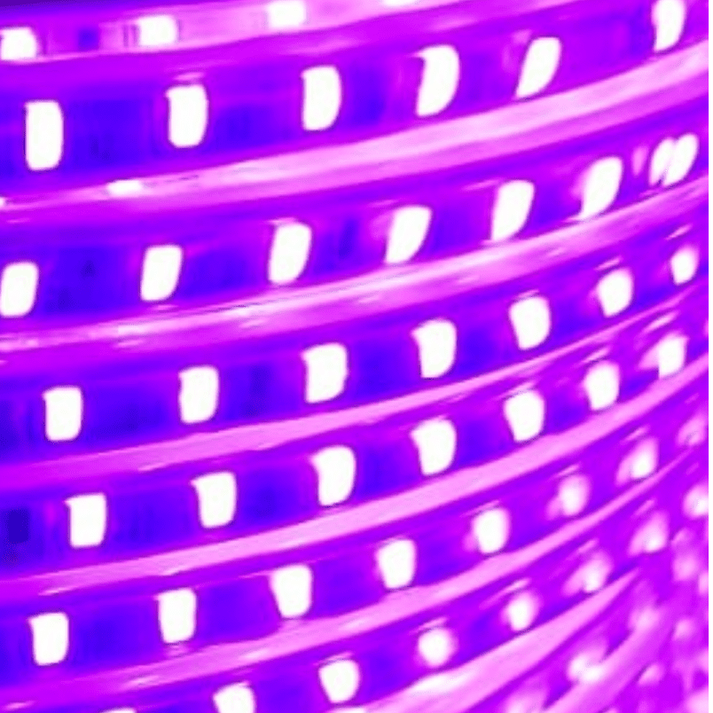 Cinta Led Rosado 2835 Con Adhesivo Interior Exterior Corte Cada 10cm - Imagen 3