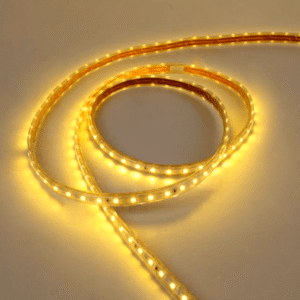 Cinta Led 220v Dorado 2835 Interior Exterior Corte Cada 1 Metro