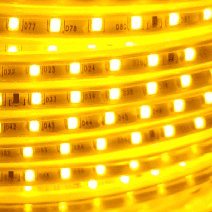 Cinta Led Dorada 2835 120led 10mm Ip65 Corte Cada 20cm 220v Interior Exterior - Imagen 4