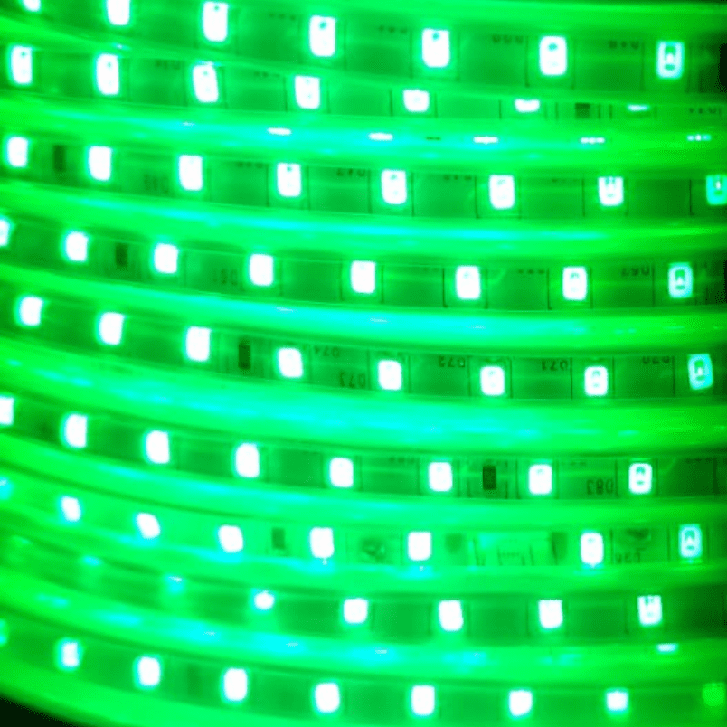 Cinta Led Verde 2835 Con Adhesivo Interior Exterior Corte Cada 10cm - Imagen 2