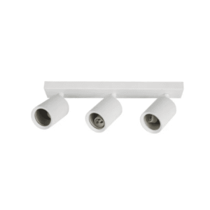 Foco Porta Gu10 Triple Blanco Sobrepuesto Led Modelo Altair Iii