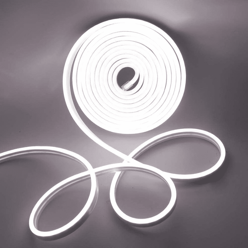 Cinta Neon 12v Blanco Frio 6000k Interior Exterior Corte Cada 3cm