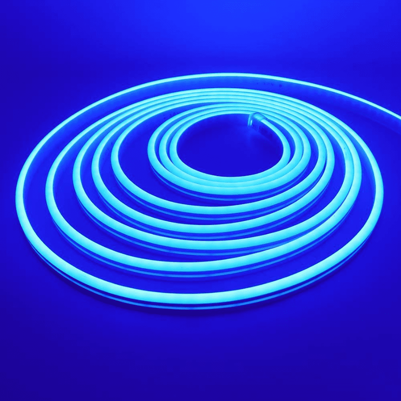 Cinta Led 12v Azul Neon Interior Exterior Corte Cada 3cm - Imagen 2