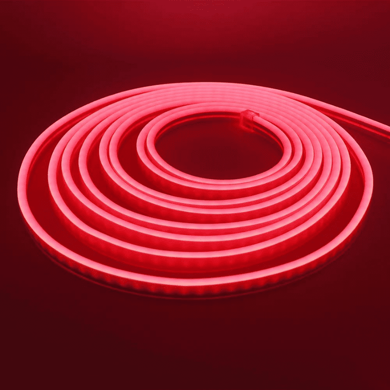 Cinta Led 220v Rojo Neon Interior Exterior Corte Cada 1 Metro - Imagen 2