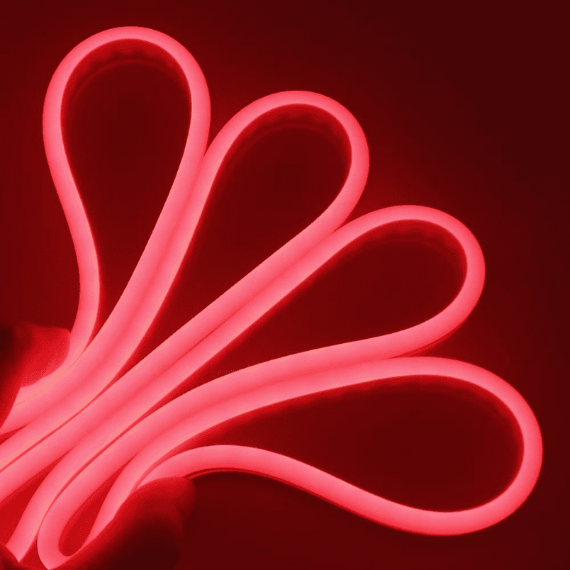 Cinta Led 12v Rojo Neon Interior Exterior Corte Cada 3cm - Imagen 3