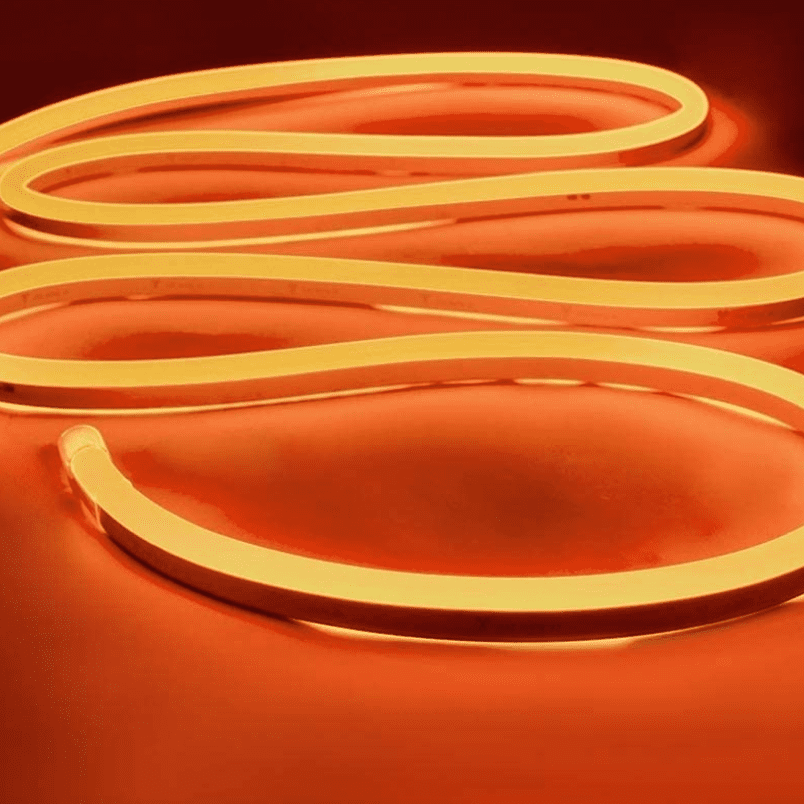Cinta Led 220v Naranja Neon Interior Exterior Corte Cada 1 Corte Cadametro - Imagen 2