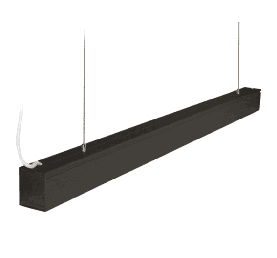 Lineal Led Negro 5070 40w Neutro 4000k Driver Osram Modelo Constanz - Imagen 2