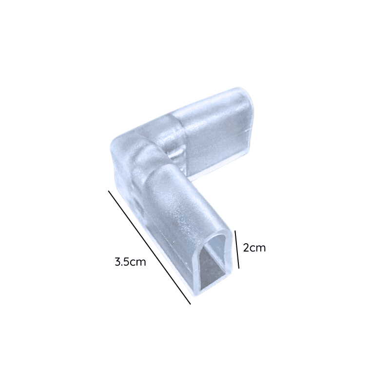 Accesorio Conector Tipo L Para Cinta Neon 12v 24v 220v Paquete De 100 Und - Imagen 2
