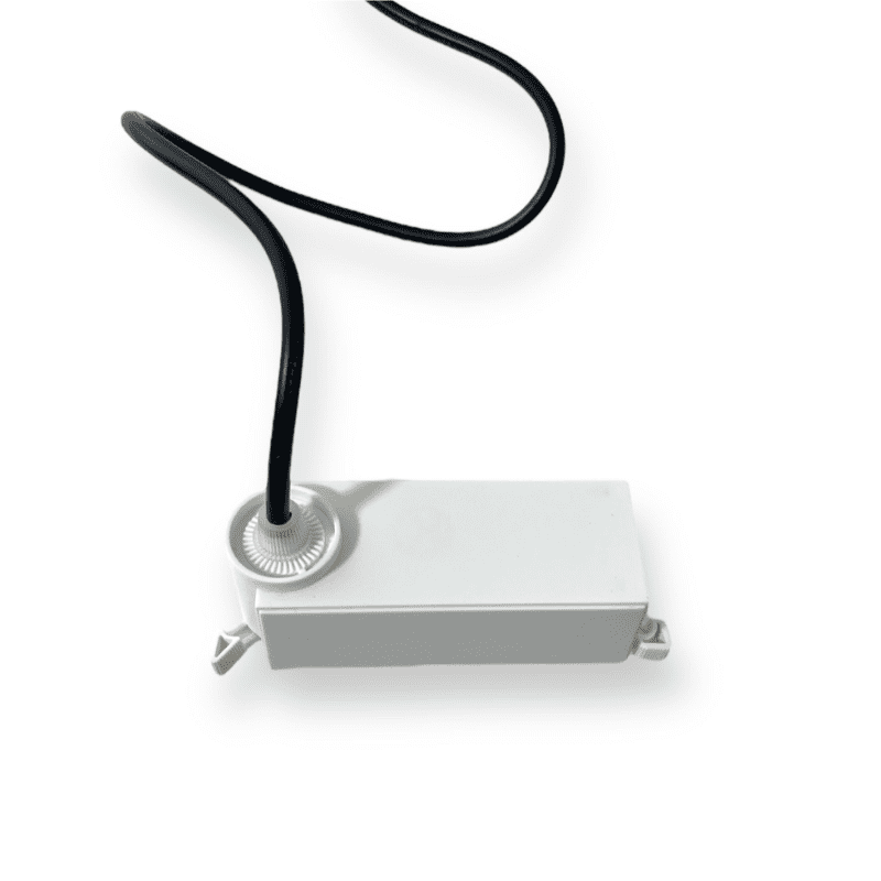 Lampara De Techo Blanca A Riel Porta Ampolleta E27 Modelo Morava - Imagen 4