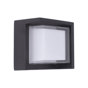 Aplique Led Plastico Cuadrado 3000k Ip 54
