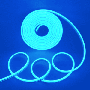 Cinta Led 12v Azul Hielo Neon Interior Exterior Corte Cada 3cm