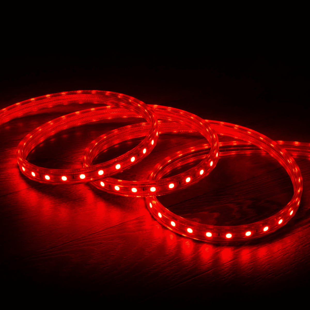 Cinta Led 220v Rojo 2835 Interior Exterior Corte Cada 1 Metro - Imagen 2