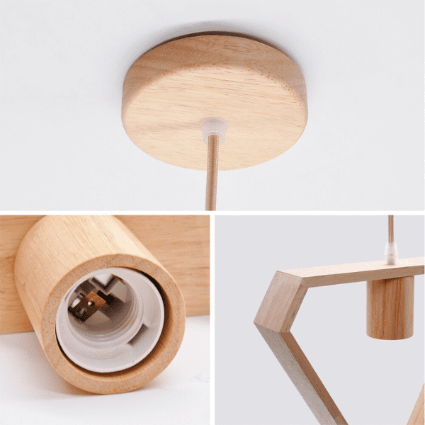 Lampara De Techo Porta Ampolleta E27 Modelo Rigel Und - Imagen 3