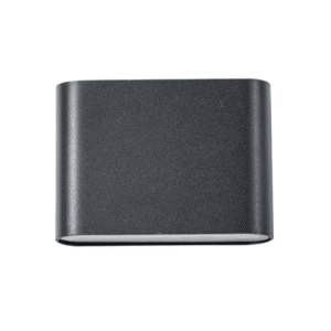 Aplique Doble Led Exterior Ip54 Negro 2x3w Calido 3000k Modelo Gacrux