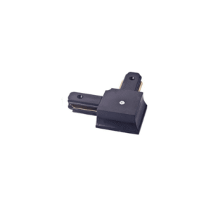 Conector L Riel Monofasico Negro Modelo Paladio