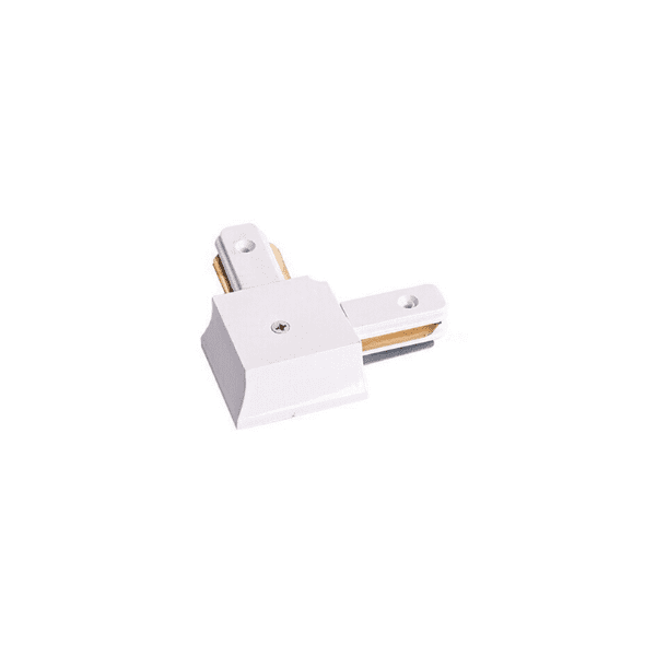 Conector Blanco Modelo L Para Riel Monofasico Und