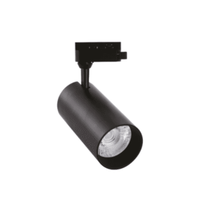 Foco Proyector Negro Led Modelo Altair A Riel  Monofasico 20w 4000k