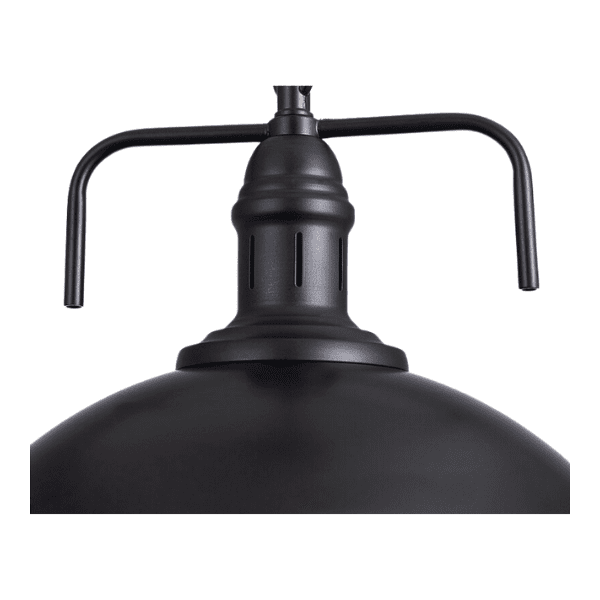 Lampara De Techo Negra Porta Ampolleta E27 Modelo Antares - Imagen 4