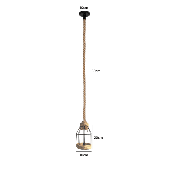 Lampara De Techo Porta Ampolleta E27 Modelo Becrux Ii - Imagen 2