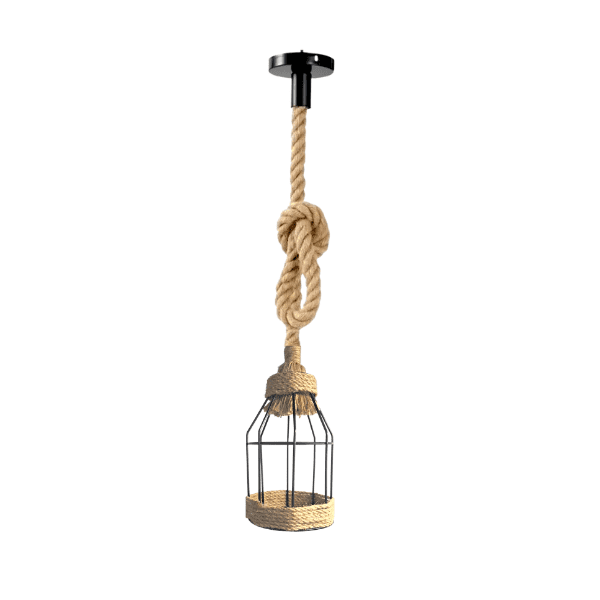 Lampara De Techo Porta Ampolleta E27 Modelo Becrux Ii - Imagen 3