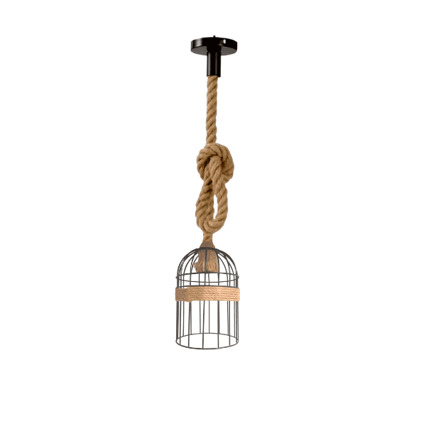 Lampara De Techo Porta Ampolleta E27 Modelo Becrux I - Imagen 3