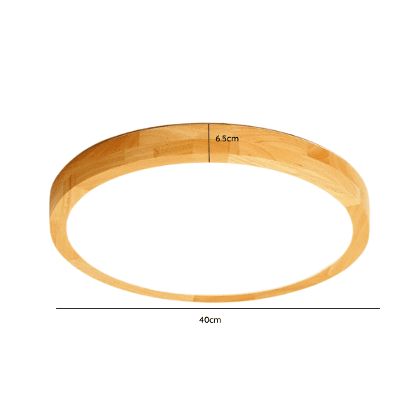 Lampara Redonda. 48w 400mm Urvi Mdf Clara 3000-4000-6000k C/Control - Imagen 2