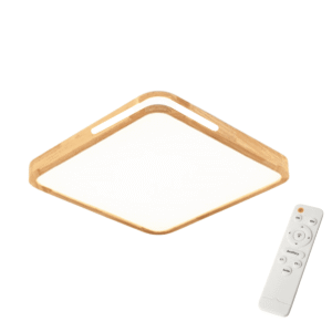 Lampara Cuadrada 48w 400mm Urvi Mdf Clara 3000-4000-6000k C/Control