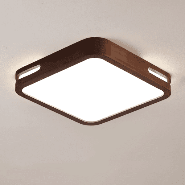 Lampara Cuadrado 48w 400mm Urvi Mdf Oscura 3000-4000-6000k C/Control - Imagen 3