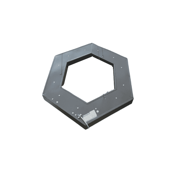 Lampara Led Moderna Colgante 36w 600mm Negra 6000k Modelo Hexagono Abierto Soosane - Imagen 3