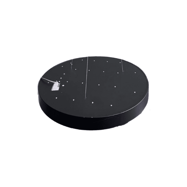 Lampara Led Moderna Colgante 36w 600mm Negra 6000k Modelo Redondoonda Cerrada Svetla - Imagen 3