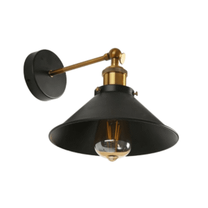 Aplique Con Pantalla Porta Ampolleta E27 Modelo Nash