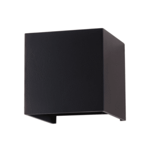 Aplique Led Doble 2x4w 3000k Negro Modelo Eos I