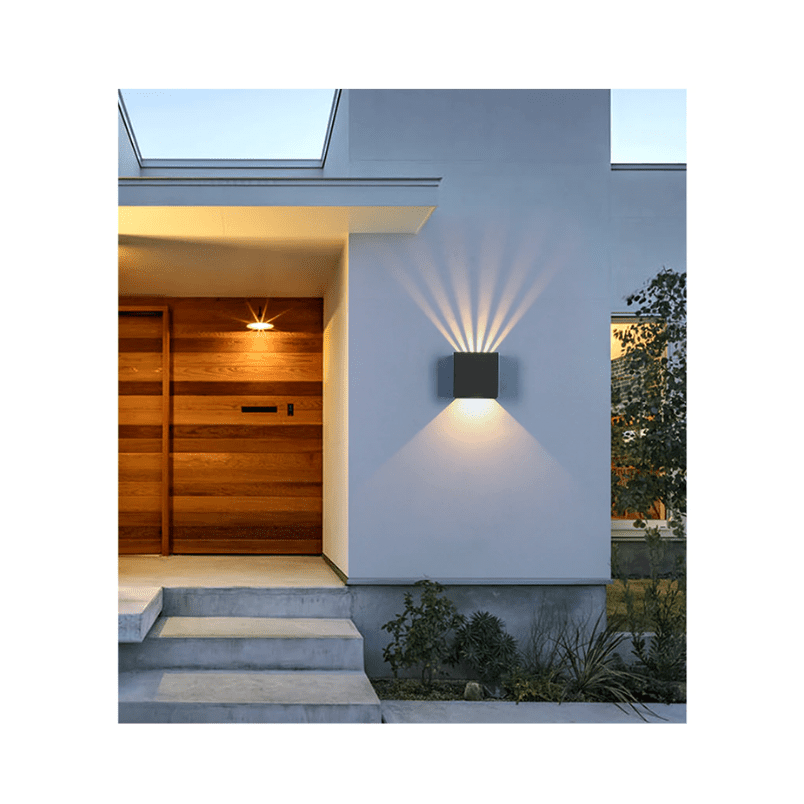 Aplique Led Doble 2x4w 3000k Negro Modelo Eos Ii - Imagen 7
