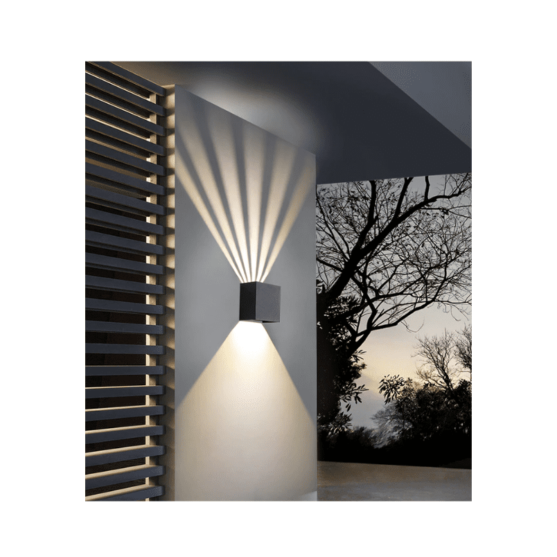 Aplique Led Doble 2x4w 3000k Negro Modelo Eos Ii - Imagen 6