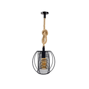 Lampara De Techo Porta Ampolleta E27 Modelo Yute Albali
