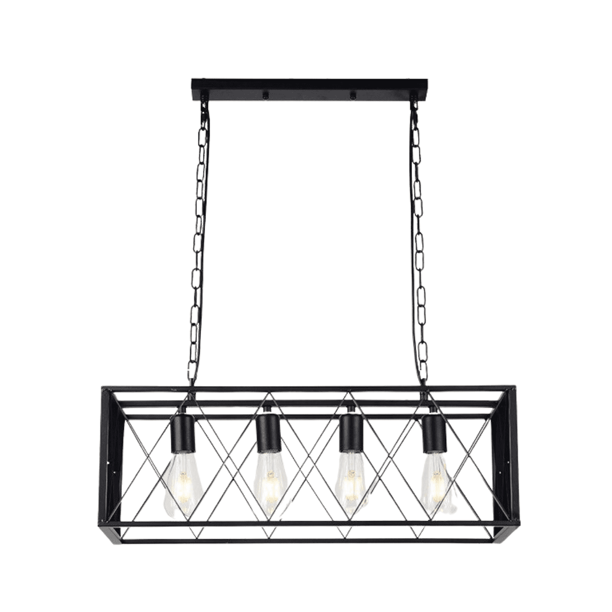 Lampara De Techo Porta Ampolleta 4 Soquetes E27 Modelo Kuma