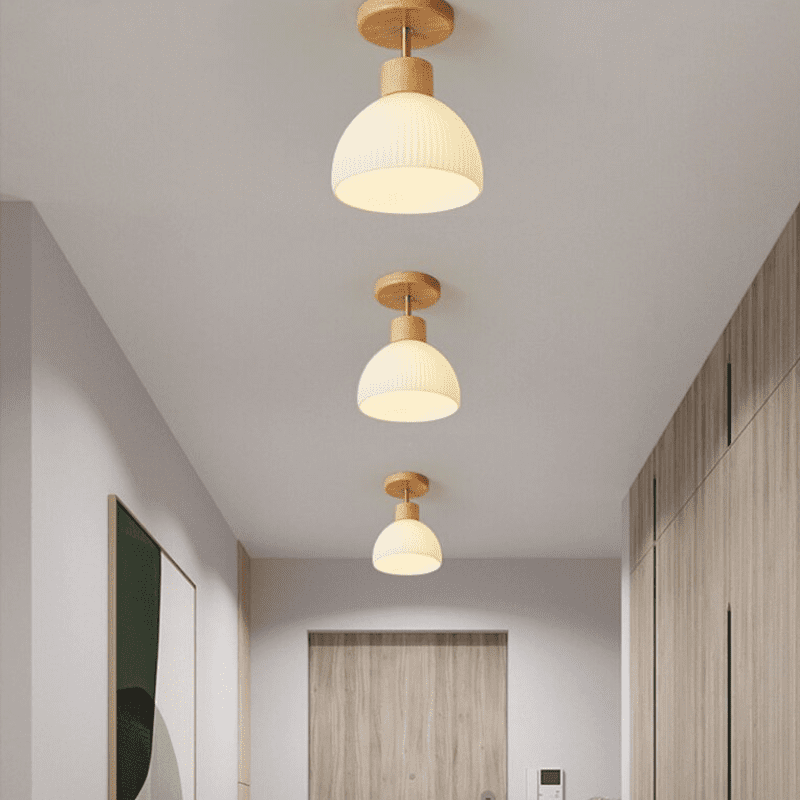 Lampara Porta Ampolleta E27 D Modelo Madera Tahti Ii - Imagen 3