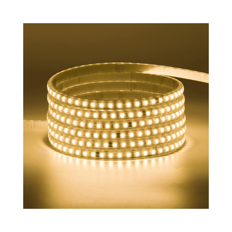 Cinta Led Calido 3000k 2835 Con Adhesivo Interior Exterior Corte Cada 10cm - Imagen 2