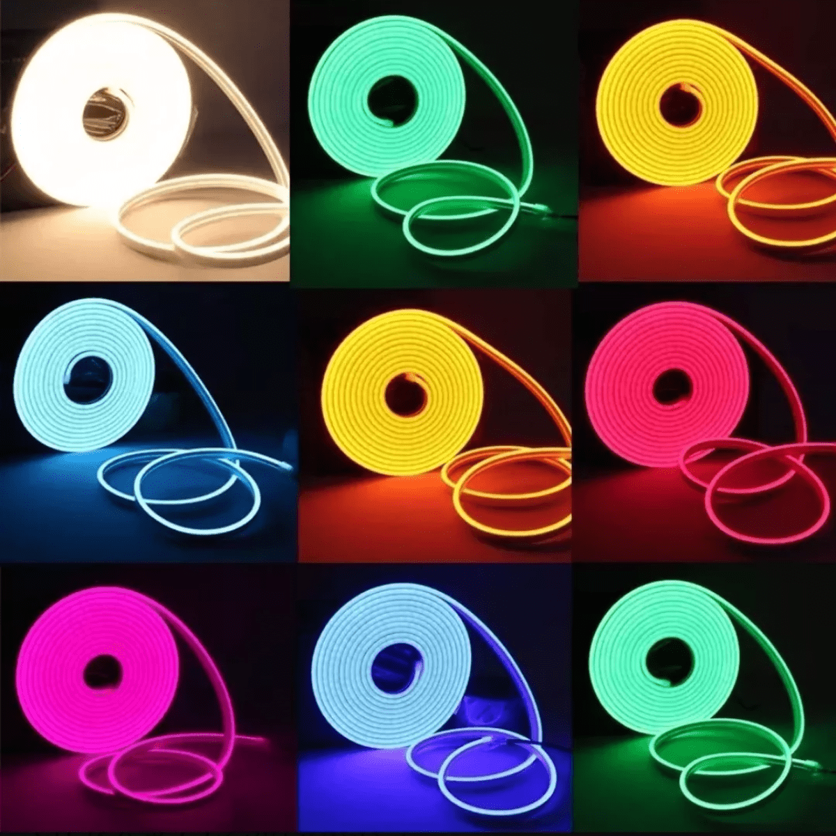 Cinta Neon 12v Rgb Simple Interior Exterior Corte Cada 3cm - Imagen 2