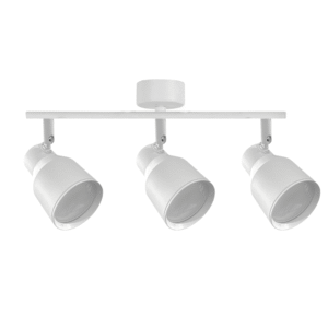 Foco Porta Gu10 Triple Blanco Sobrepuesto Led Modelo Híades