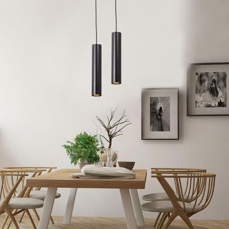 Lampara Negra Porta Gu10 A Riel Modelo Enif - Imagen 3