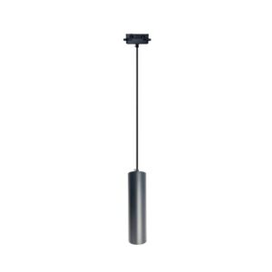 Lampara Negra Porta Gu10 A Riel Modelo Enif