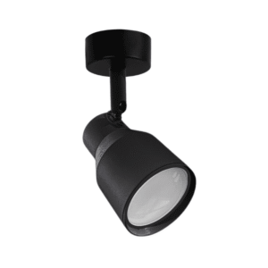 Foco Porta Gu10 Negro Sobrepuesto Led Modelo Híades