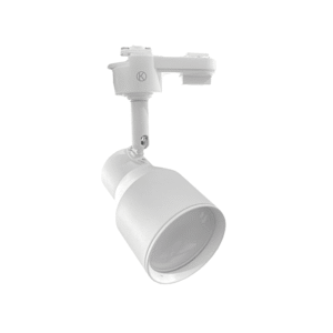 Foco Porta Gu10 Blanco A Riel  Monofasico Modelo Elnath