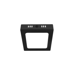 Panel Sobrepuesto Negro Pro Cuadrado 6w Frio 6500k