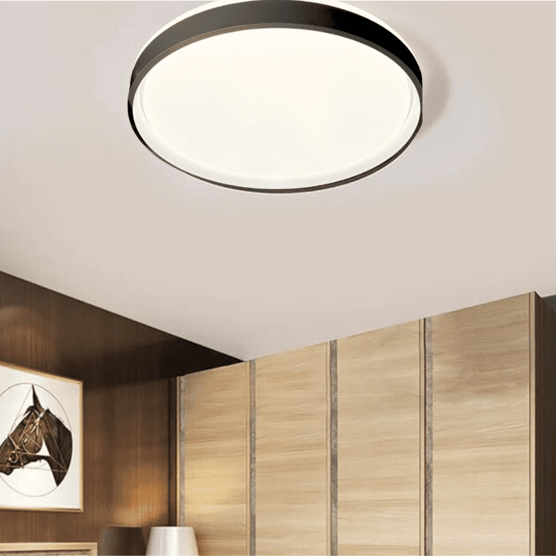 Lampara Led Sobrepuesta C/Control 48+48w Negra Taurus I 3000k-4000k-6000k - Imagen 4