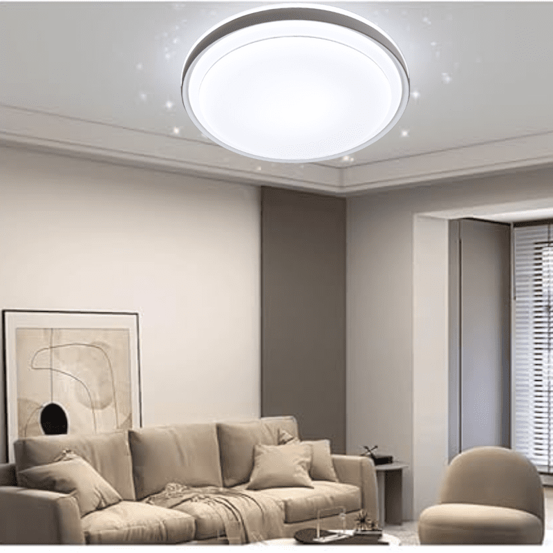 Lampara Led Sobrepuesta C/Control 48+48w Gris Taurus Iii 3000k-4000k-6000k - Imagen 5