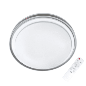 Lampara Led Sobrepuesta C/Control 48+48w Gris Taurus Iii 3000k-4000k-6000k